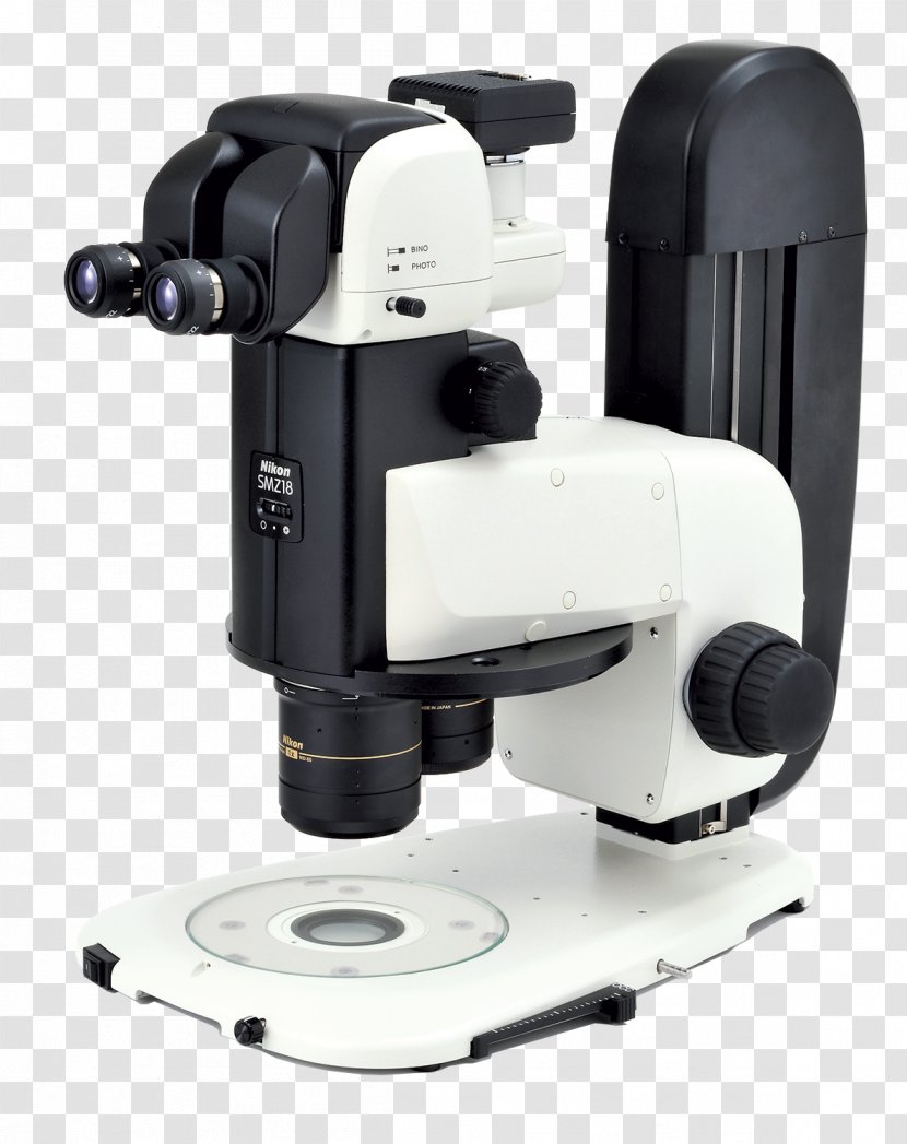 Stereo Microscope Nikon Instruments Zoom Lens - Camera Accessory Transparent PNG