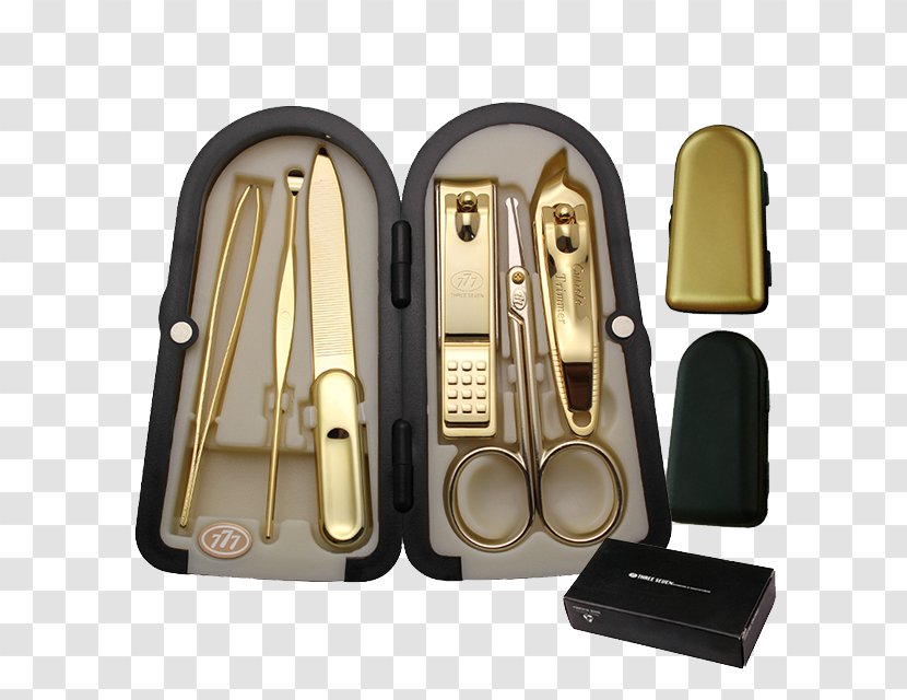 Nail Clipper Art Scissors Tool - Gift Box With Transparent PNG