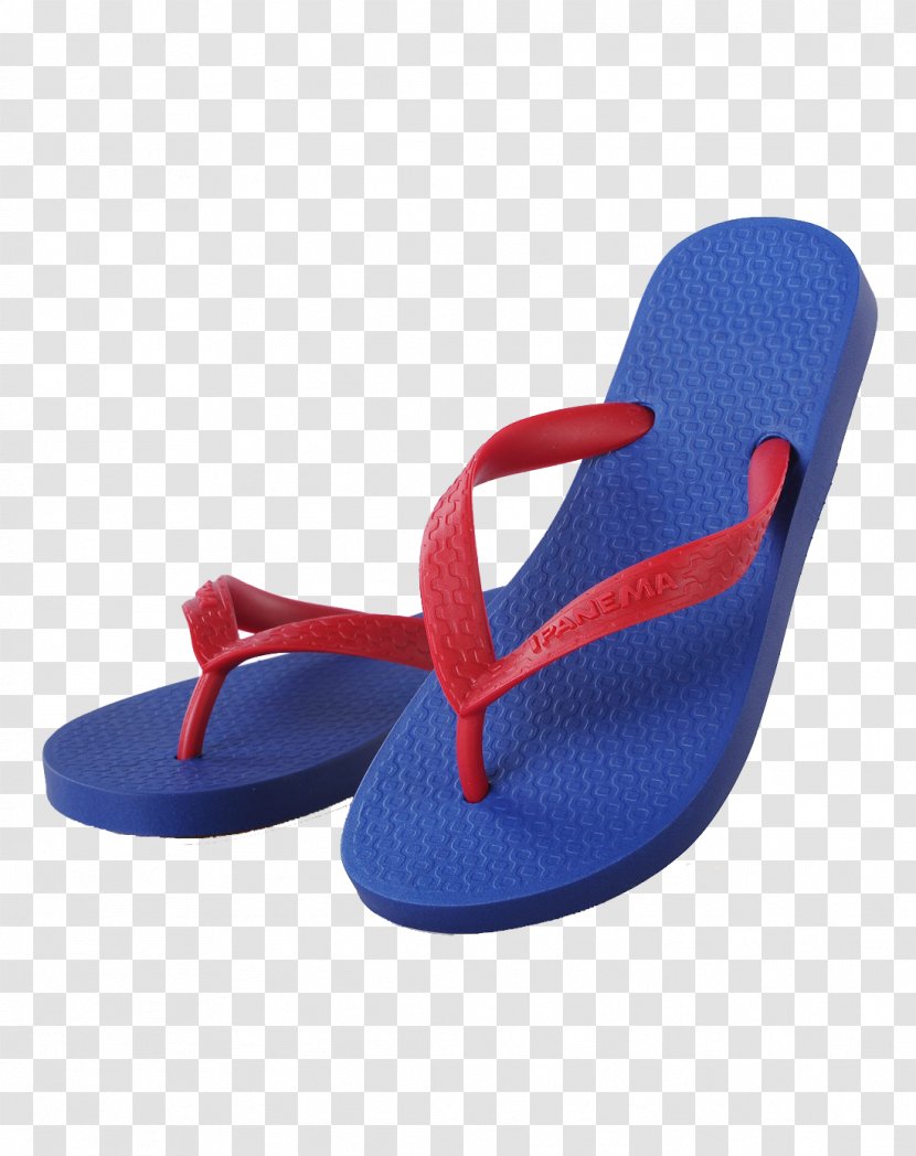Flip-flops Slipper Blue Red - Boot - Sandals Transparent PNG