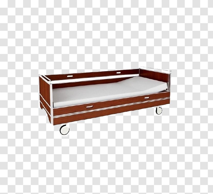 Platform Bed Frame Mattress Hospital - Hardwood Transparent PNG