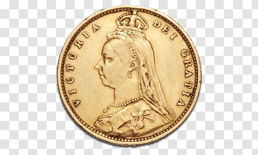 Coin Golden Jubilee Of Queen Victoria Royal Mint Sovereign - History Transparent PNG