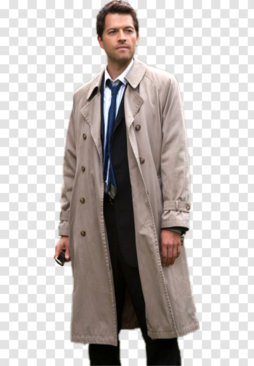 Castiel Supernatural Trench Coat Clothing - Outerwear Transparent PNG