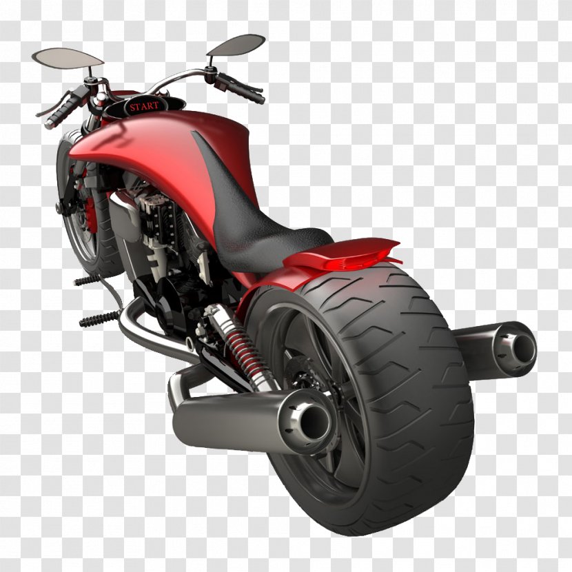 Car Motorcycle Tire Sport Bike - Model Transparent PNG