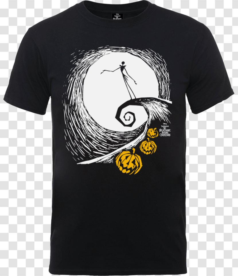 Jack Skellington The Nightmare Before Christmas: Pumpkin King T-shirt Bluza Merchandising - Tshirt - Black Transparent PNG