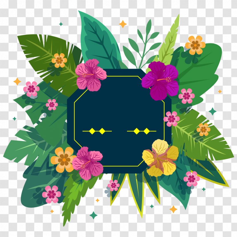 Floral Design Flower Plant Tropics - Art - Tropical Plants Transparent PNG