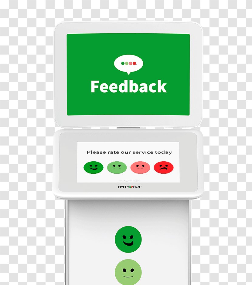 Smiley HappyOrNot Customer Touchscreen Feedback - Technology Transparent PNG