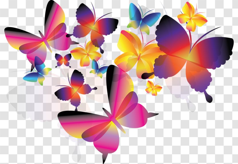 Butterfly Desktop Wallpaper Clip Art - Pollinator - Papillon Transparent PNG