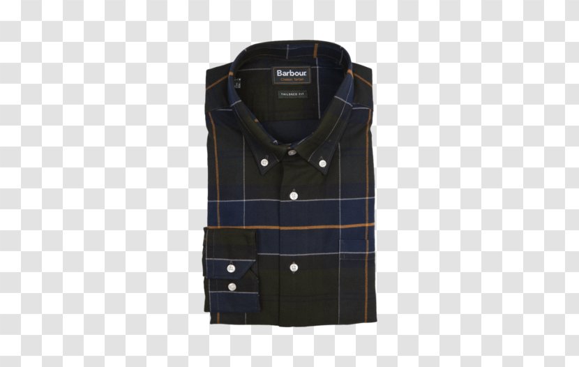 Gilets Tartan Dress Shirt Sleeve Collar - Pocket Transparent PNG