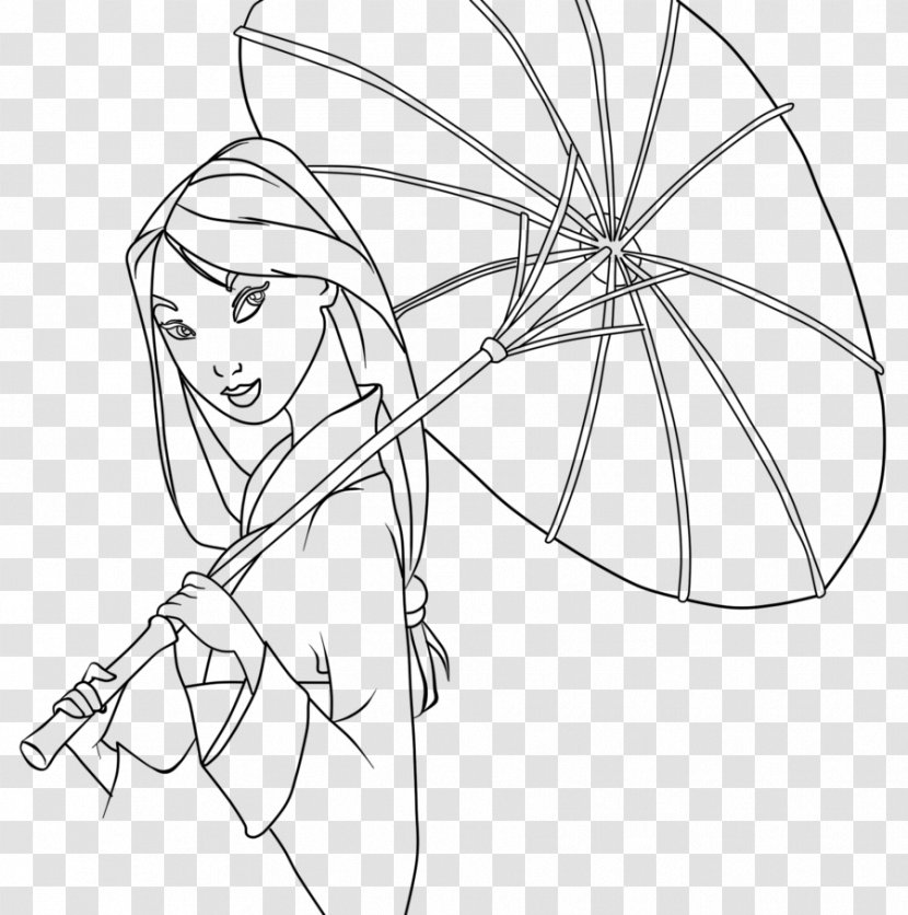 Line Art Drawing Mulan YouTube Sketch Transparent PNG