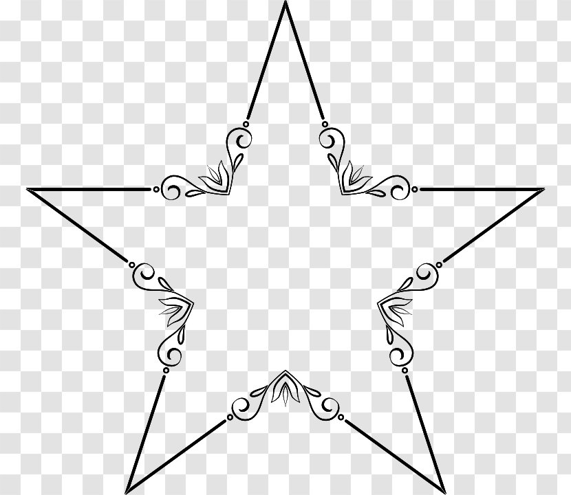 Star Picture Frames - Point - Elegant Transparent PNG