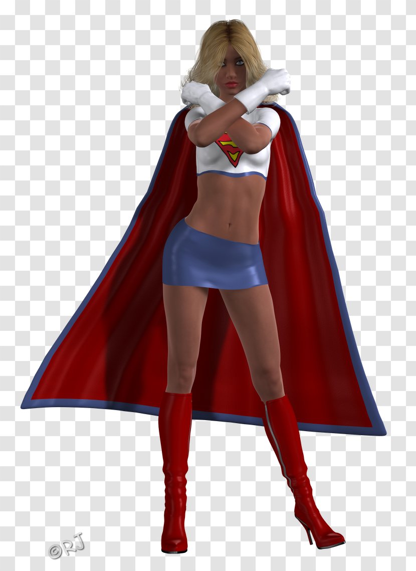 Superhero Costume Electric Blue - Simply Transparent PNG