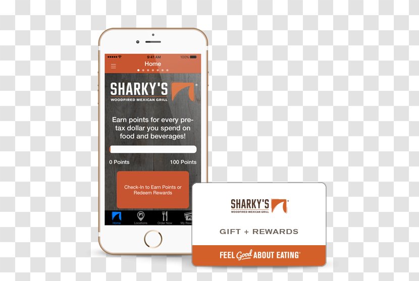Sharky's Restaurant Food Gift - Orange Transparent PNG