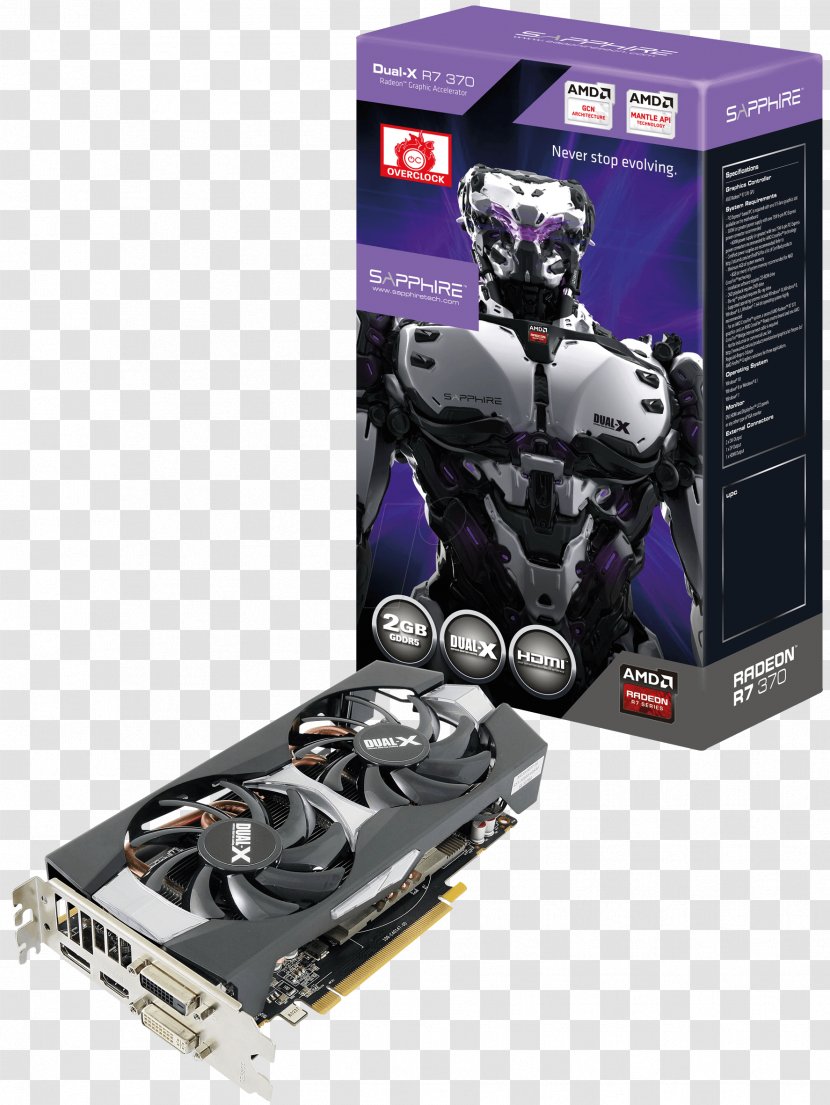 Graphics Cards & Video Adapters Sapphire Technology AMD Radeon Rx 200 Series Digital Visual Interface - Amd 300 Transparent PNG