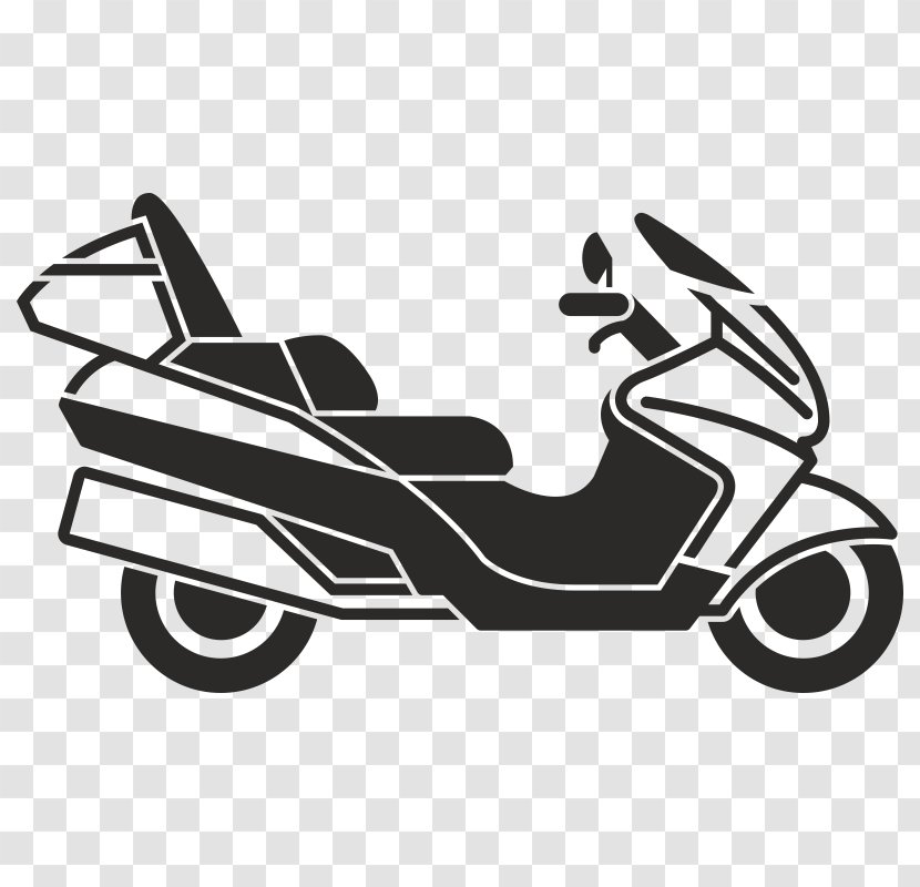 Car Motorcycle Bicycle Scooter - Vehicle Transparent PNG