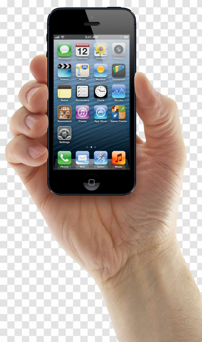 IPhone 4S 5c 6S - Telephone - Hand Holding Transparent PNG