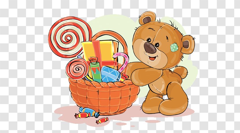 Drawing - Watercolor - Candy Basket Transparent PNG
