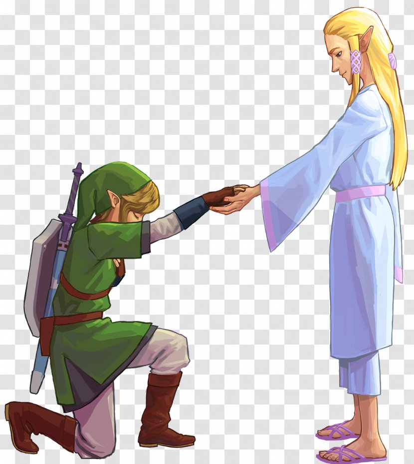 Human Behavior Cartoon Figurine Character - The Legend Of Zelda Transparent PNG
