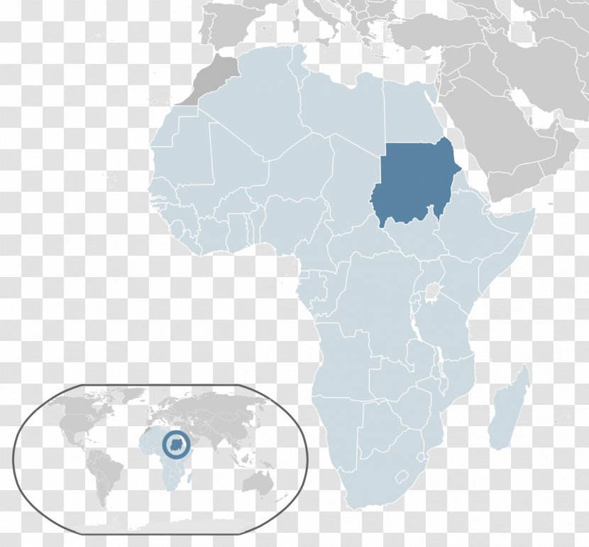 South Sudan Khartoum Egypt Guinea World - Africa Map Transparent PNG