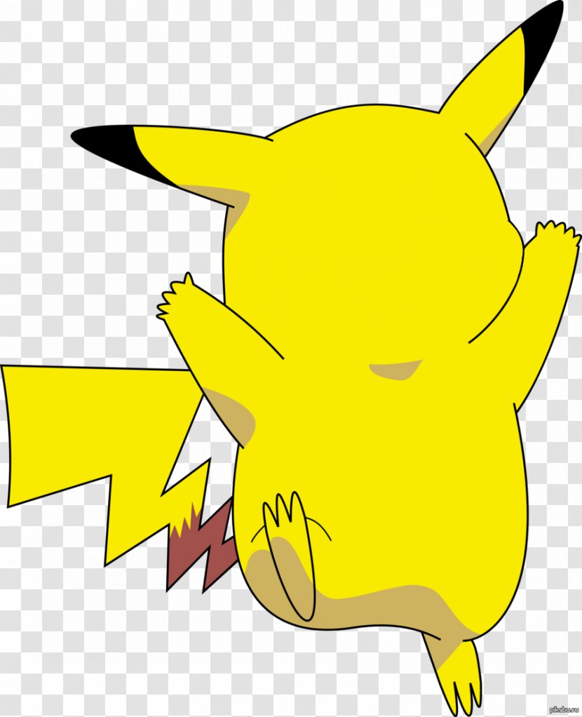 Pikachu Pokémon Yellow Battle Revolution GO - Smile Transparent PNG