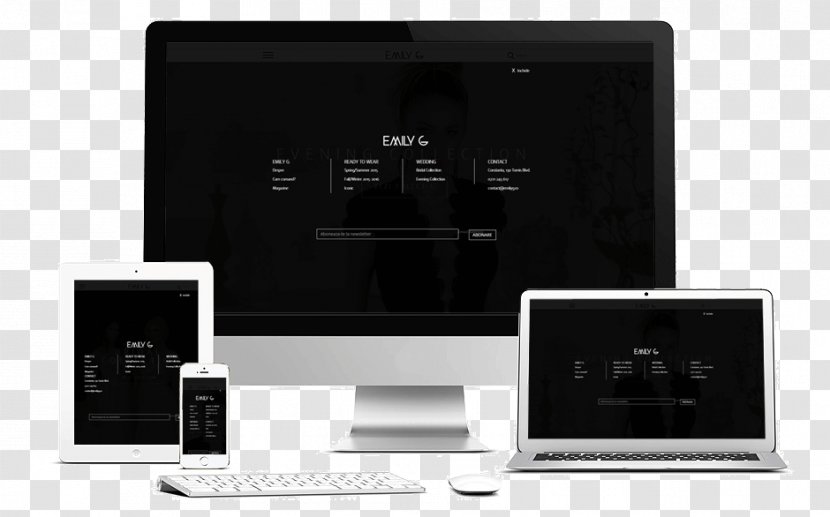 Responsive Web Design Template Graphic - Multimedia Transparent PNG