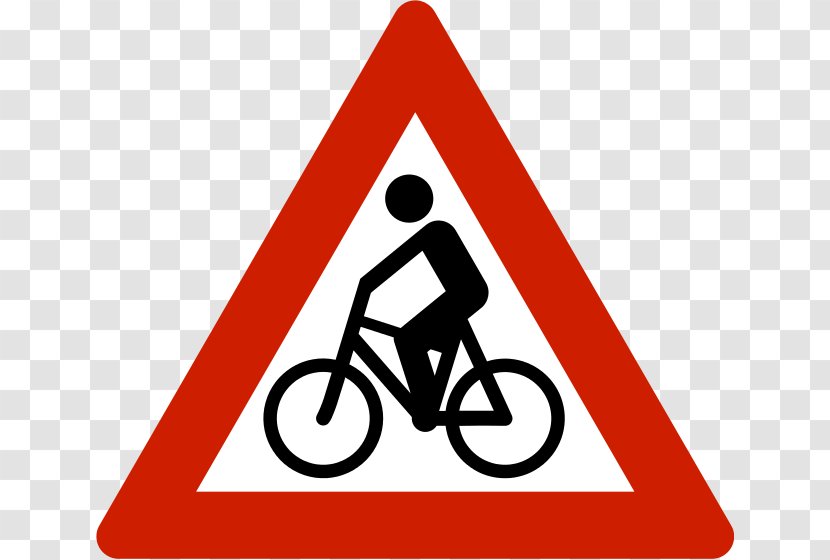 Traffic Sign Cycling Bicycle Road - Pedestrian Crossing Transparent PNG