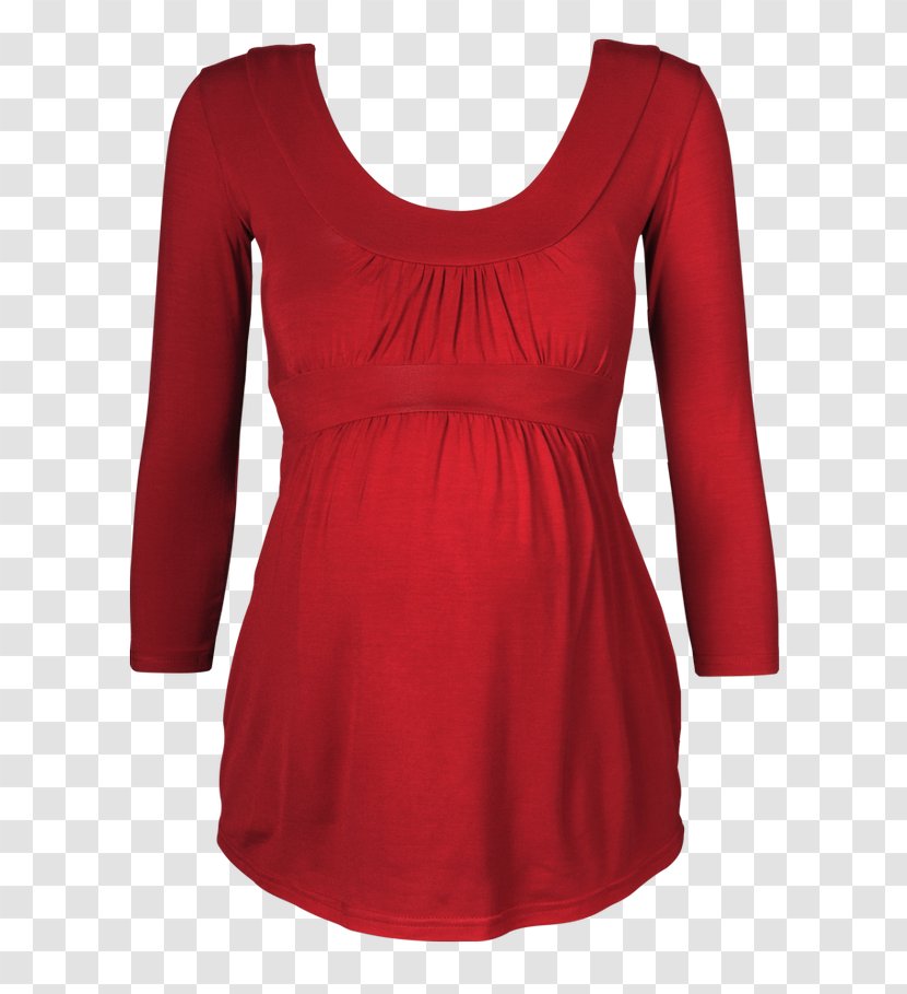 Shoulder Sleeve Blouse Dress - Ninth Pants Transparent PNG