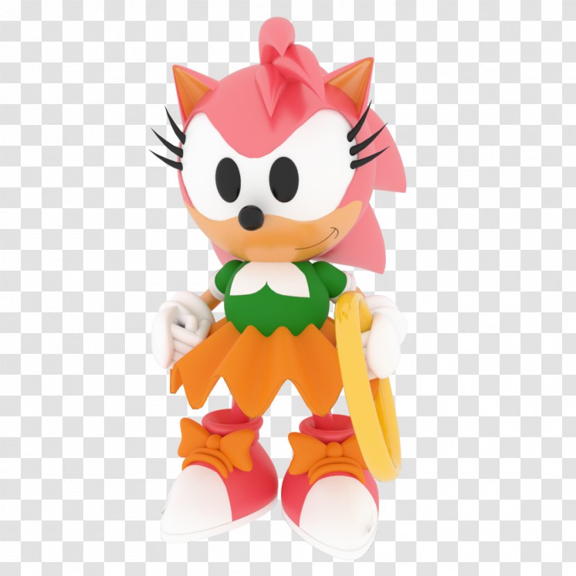 Sonic X-treme Amy Rose CD Metal Egg Robo - Threedimensional Space Transparent PNG
