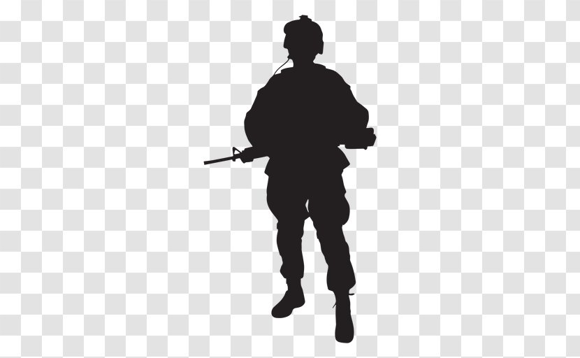 Clip Art Vector Graphics Image Silhouette - Shadow - Military Salute Transparent PNG