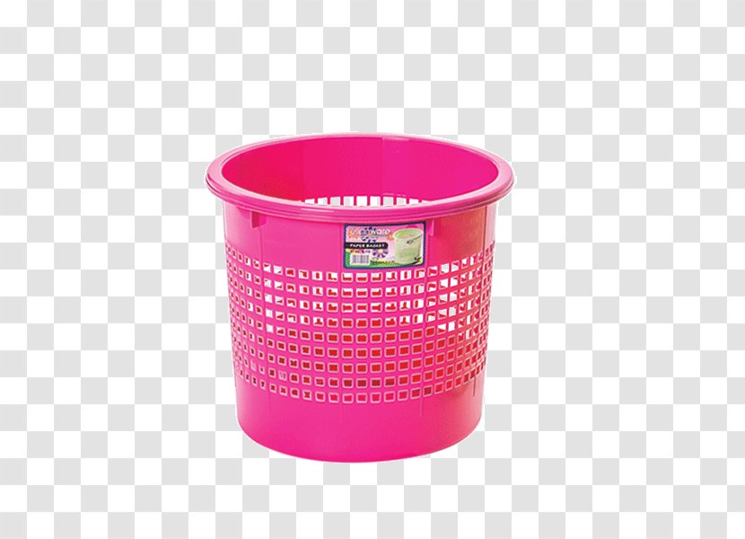 Plastic Pink M - PAPER BASKET Transparent PNG