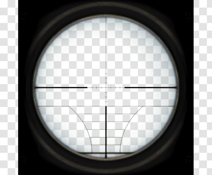 Reticle Telescopic Sight Sniper Barrett M82 Hezbollah - Cartoon - Scope Transparent PNG