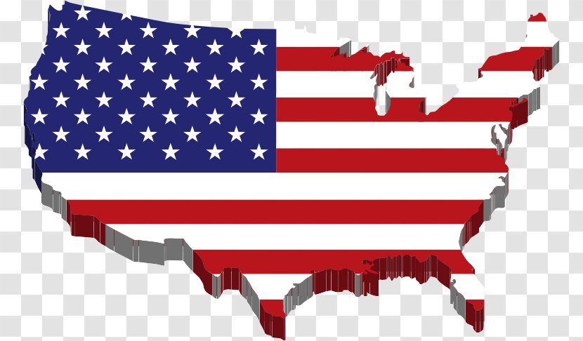 Flag Of The United States Map Clip Art - Canada - Banner Cliparts Transparent PNG