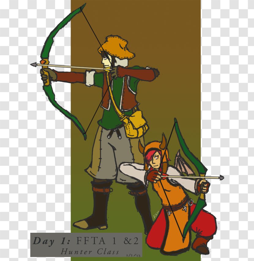 Archery Ranged Weapon Illustration Cartoon - Final Fantasy Tactics Advance Transparent PNG