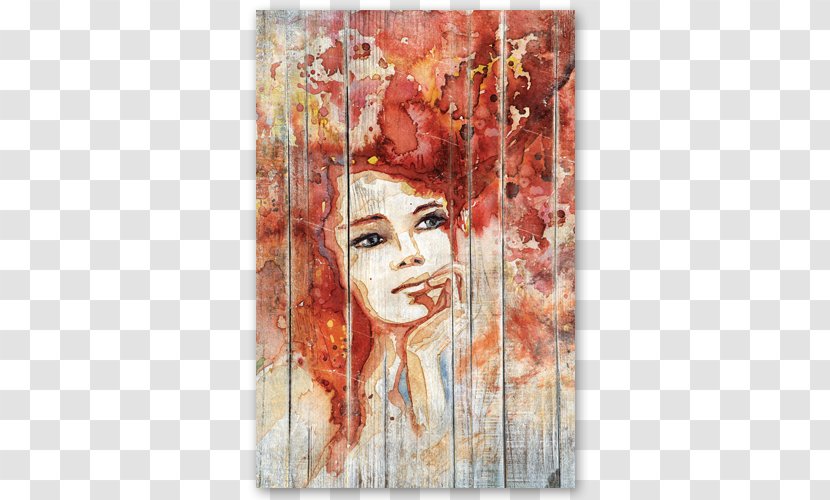 Watercolor Painting Art Portrait Sketch - Aquarel Transparent PNG