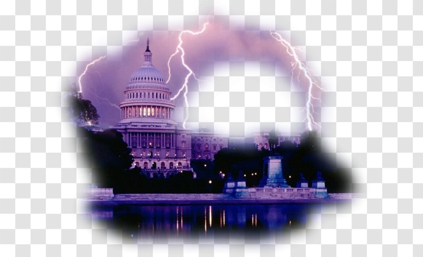 United States Capitol Lightning Strike Congress John Adams Building - Energy Transparent PNG