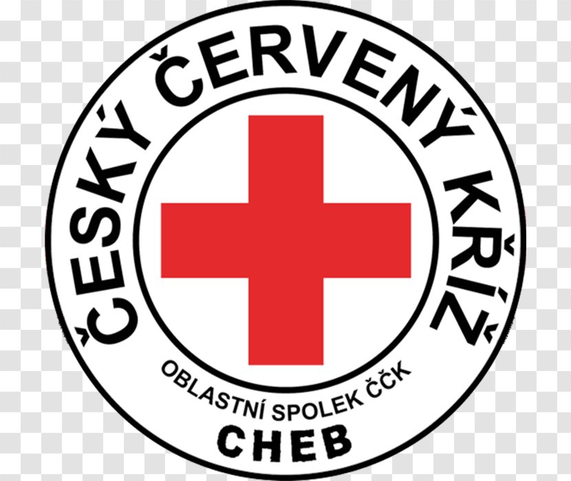 Czech Red Cross Organization Voluntary Association Logo Cheb - Sign Transparent PNG