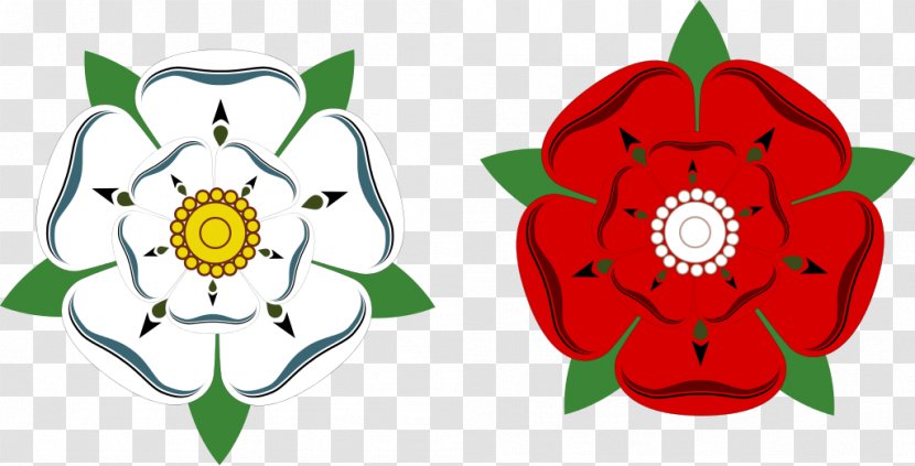 White Rose Of York Wars The Roses Yorkshire Day Red Lancaster - Plant - Victory Transparent PNG