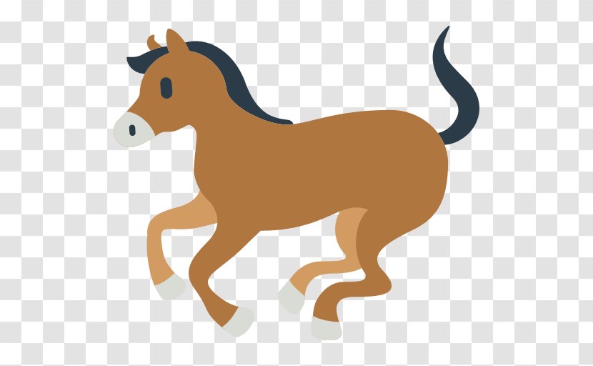 Horse Racing Emoji Equestrian Symbol - Colt - Sunflower Leaf Transparent PNG