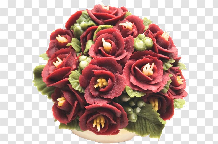Floral Design Cut Flowers Bakery Cake - Garden Roses - Flower Transparent PNG