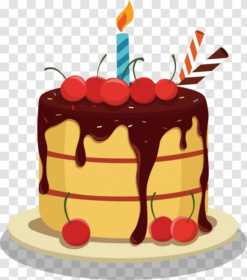 Birthday Cake Party Anniversary - Chocolate Transparent PNG