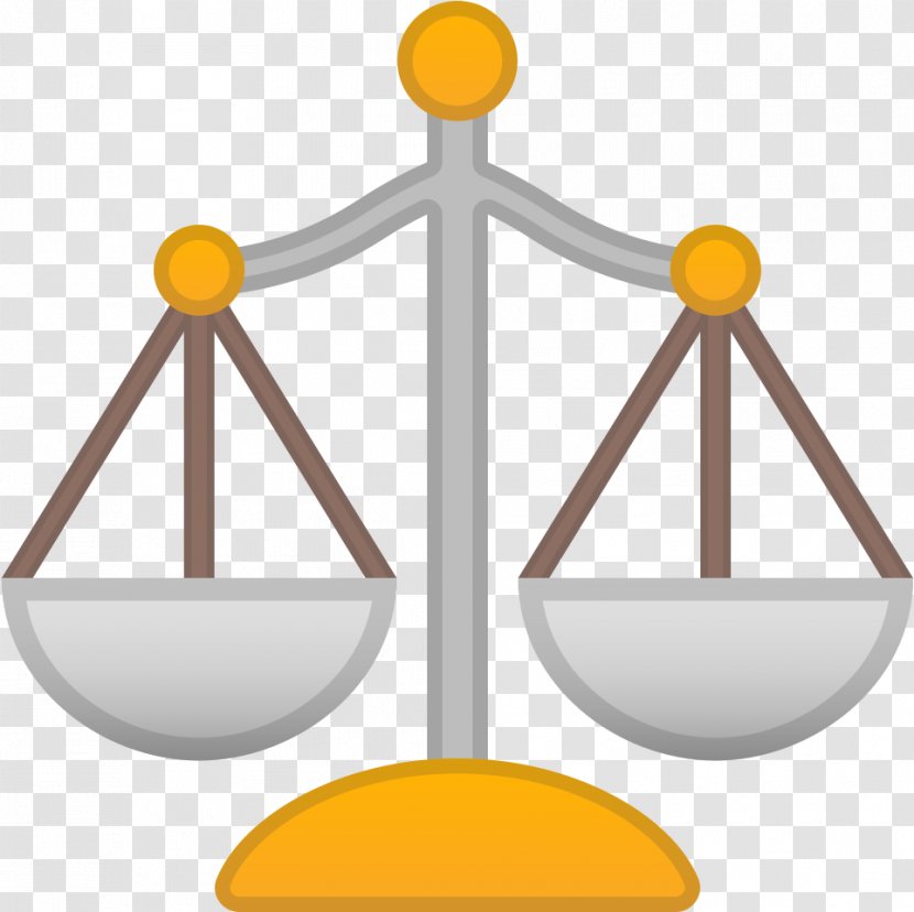 Emoji Background - Justice - Triangle Scale Transparent PNG