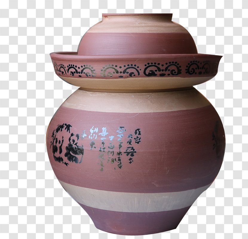Ceramic Pickling U54b8u83dc U56dbu5dddu6ce1u83dc - Kimchi - Pickle Jar Transparent PNG