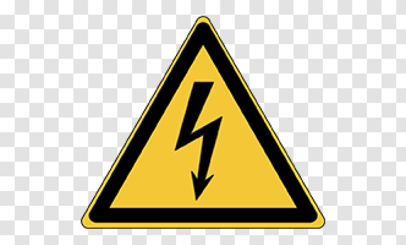 Warning Sign Electricity Hazard Risk - Electrical Safety - Dust Transparent PNG