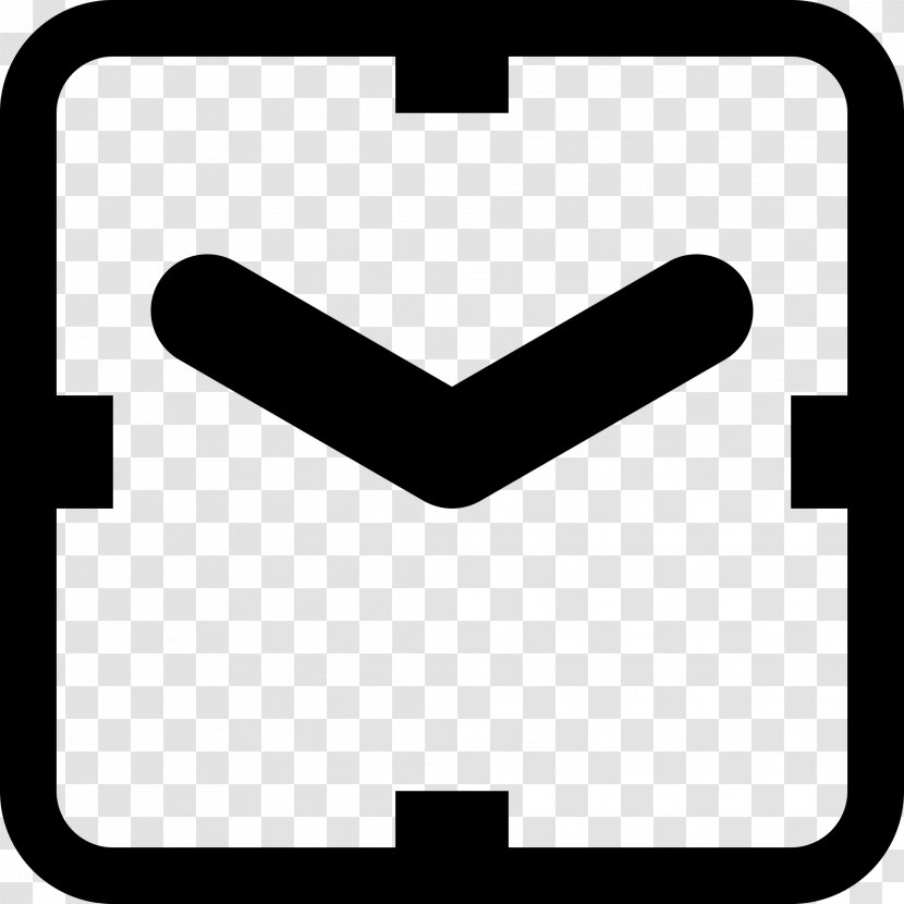 Clock Square Tool Shape - Black - Pause Button Transparent PNG