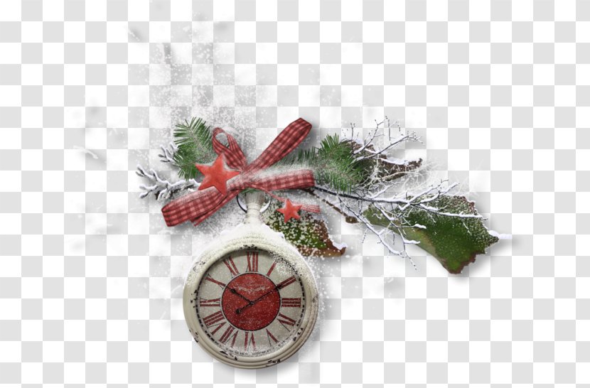 Christmas Day Clock Image Ornament - Watch Transparent PNG