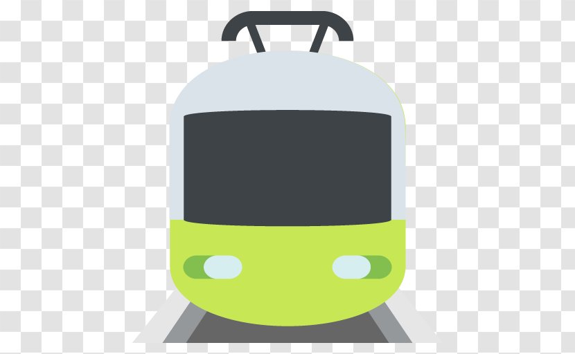 Tram Emojipedia Transport - Sms - Silhouette Of High Speed Rail Transparent PNG