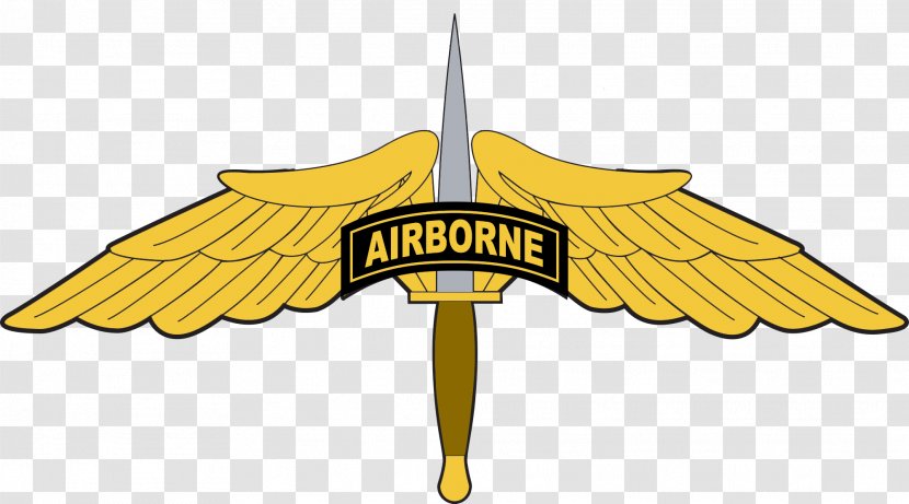 United States Army Airborne School Military Freefall Parachutist Badge Forces - Bird Transparent PNG