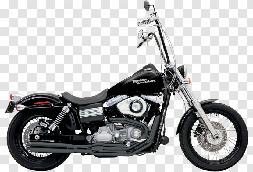 Exhaust System Harley-Davidson Super Glide Motorcycle Sportster - Harleydavidson Vrsc Transparent PNG