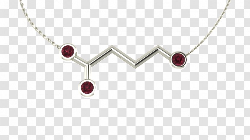 Necklace Molecule Gamma-Aminobutyric Acid Gold Earring Transparent PNG