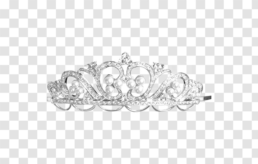 Tiara Imitation Gemstones & Rhinestones Jewellery Diamond Silver - Headgear Transparent PNG