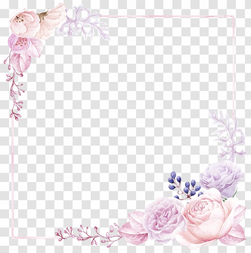 Picture Frame - Flower Transparent PNG